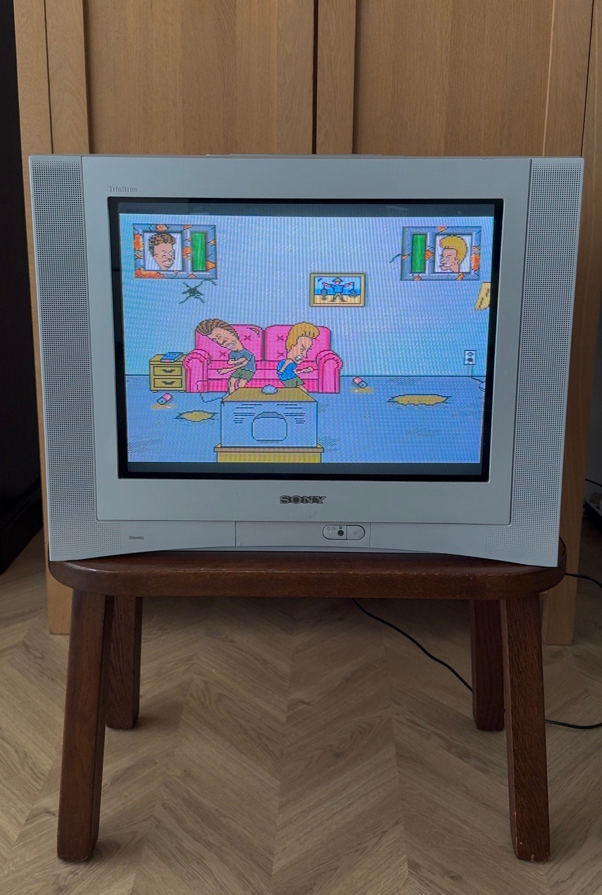 Sony Trinitron KV-21FQ10B - 21” FD CRT RGB SCART PAL NTSC, Ophalen, Gebruikt, 60 tot 80 cm, Sony
