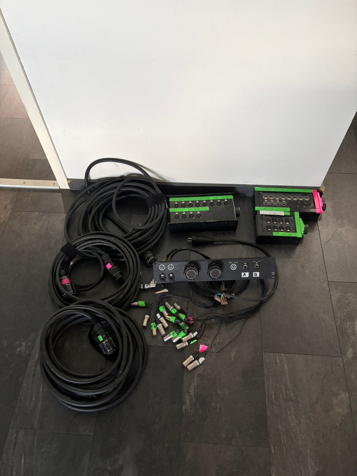 LK 37 set inclusief patchpanel, Muziek en Instrumenten, Kabels en Stekkers, Ophalen, Gebruikt, Apparatuur