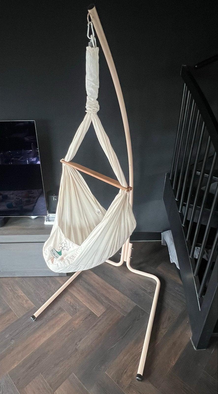 Nonomo Baby Hangmat met standaard, Ophalen, Zo goed als nieuw, Overige typen