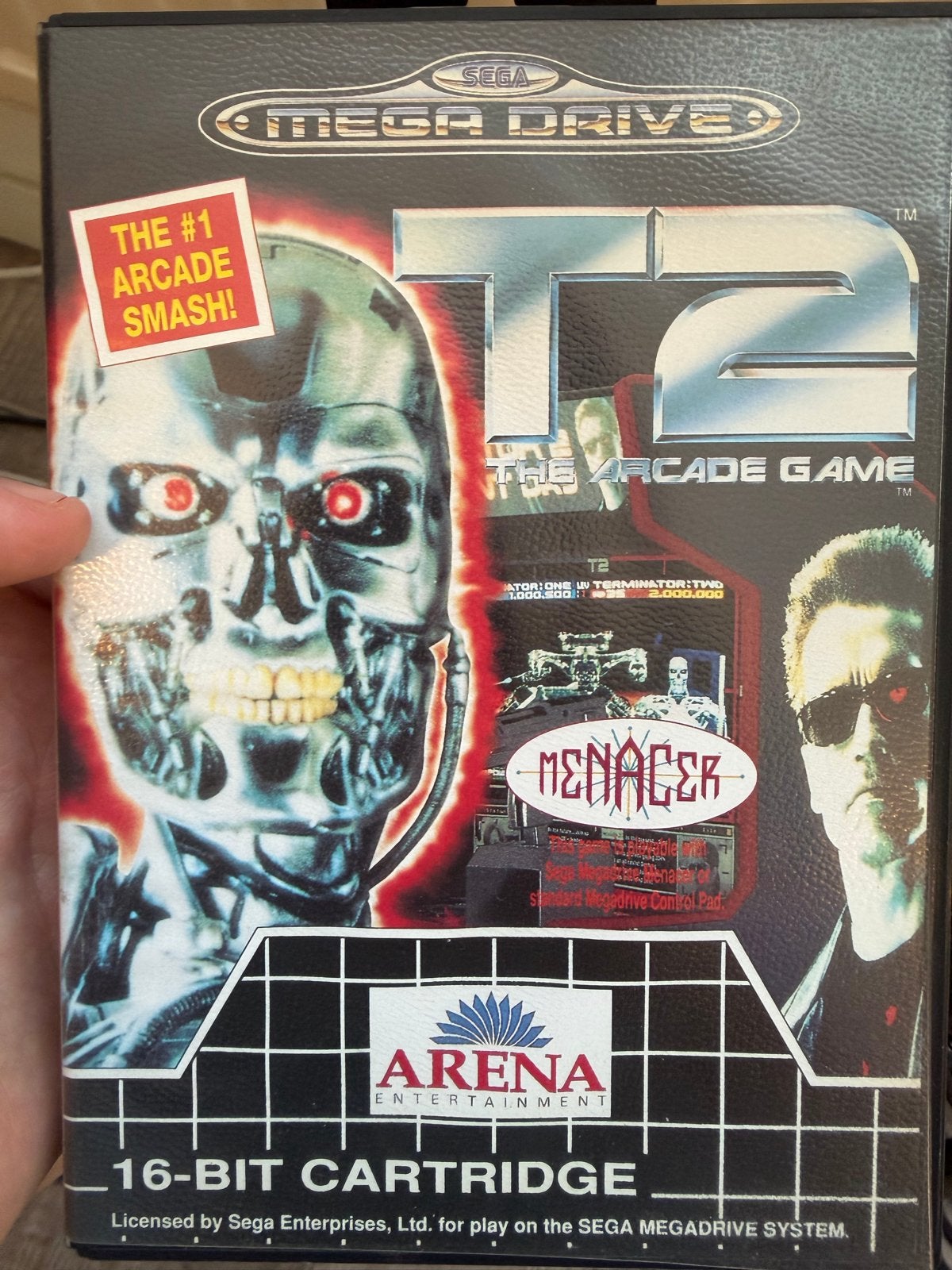 Terminator 2 The Arcade Game - Sega Mega Drive, Gebruikt, Shooter, 1 speler, Ophalen of Verzenden