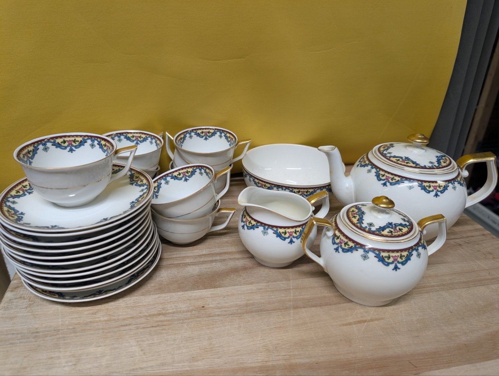 Vintage Epiag Praha servies rek5, Ophalen of Verzenden