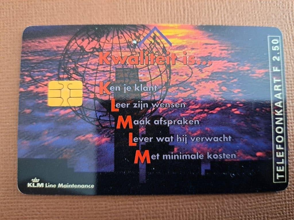 TELEFOONKAART - NEDERLAND - CRD 271 - KLM LINE MAITENANCE, Ophalen of Verzenden, Nederland