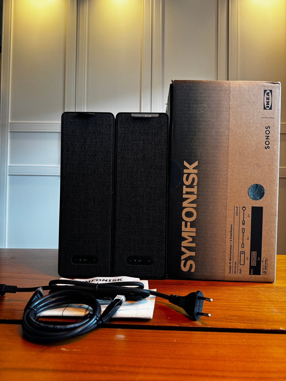 2x IKEA Symfonisk boekenplank Sonos speaker (1x nieuw)