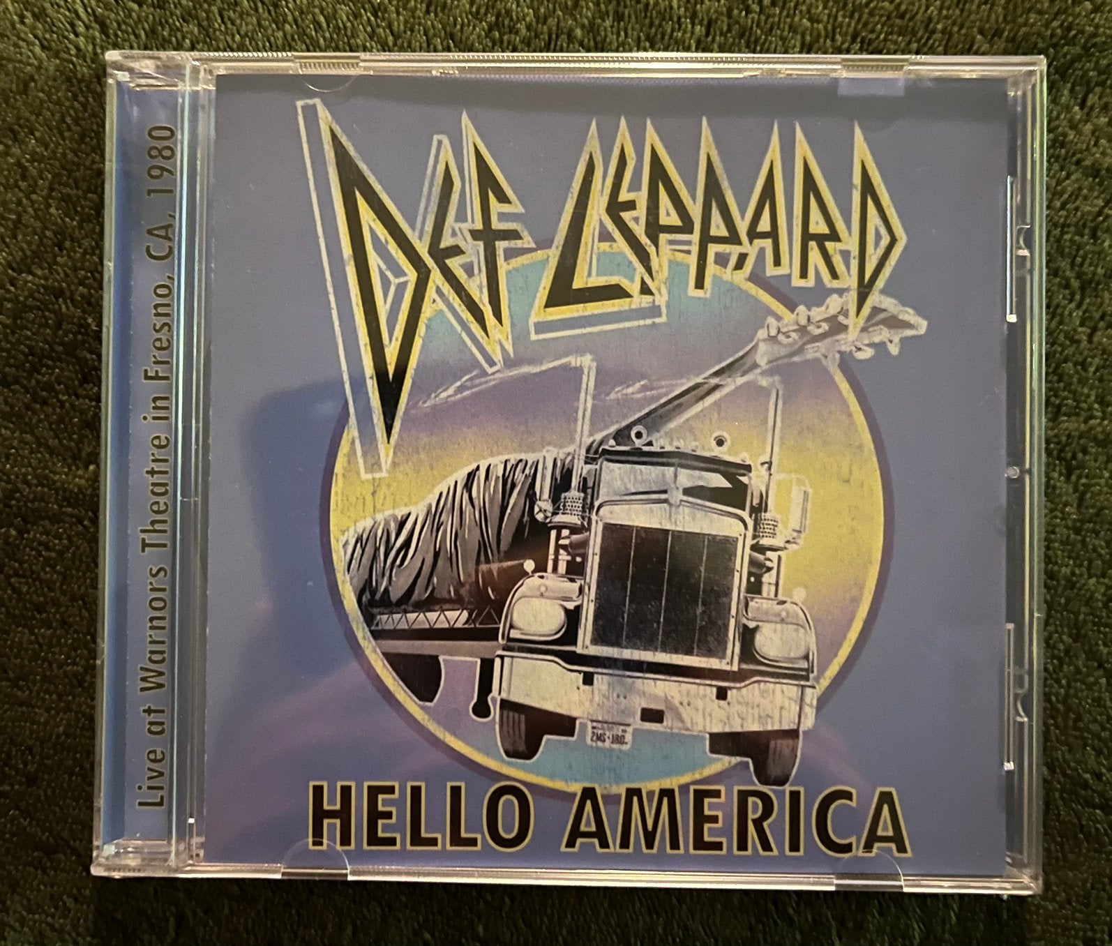 DEF LEPPARD CD LIVE FRESNO CA USA 1980 LIMITED EDITION, Cd's en Dvd's, Cd's | Hardrock en Metal, Ophalen of Verzenden, Zo goed als nieuw