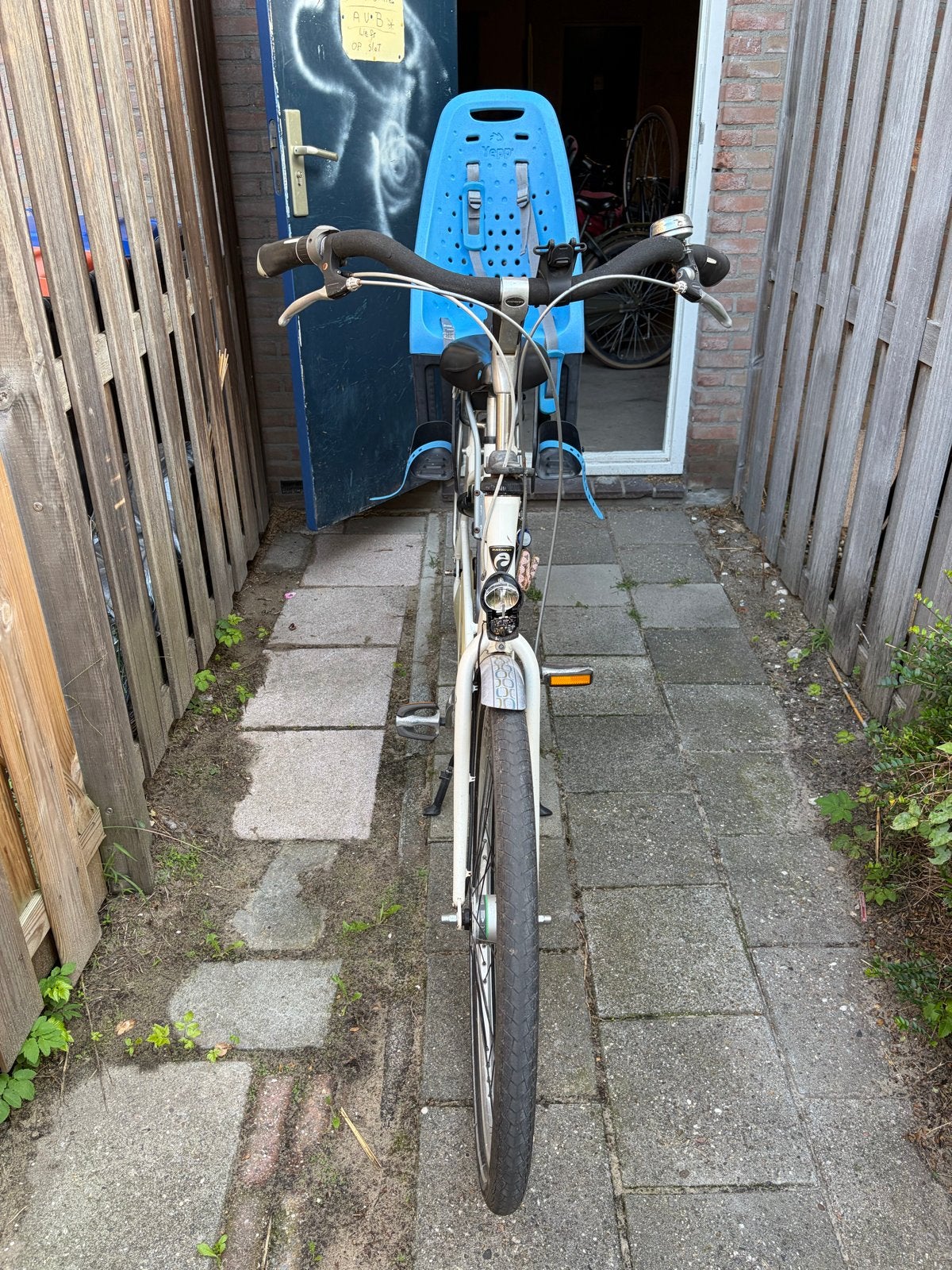 Batavus Mamafiets met kinderzitje Yepp, Batavus, Ophalen of Verzenden, Trommelrem, 53 tot 56 cm