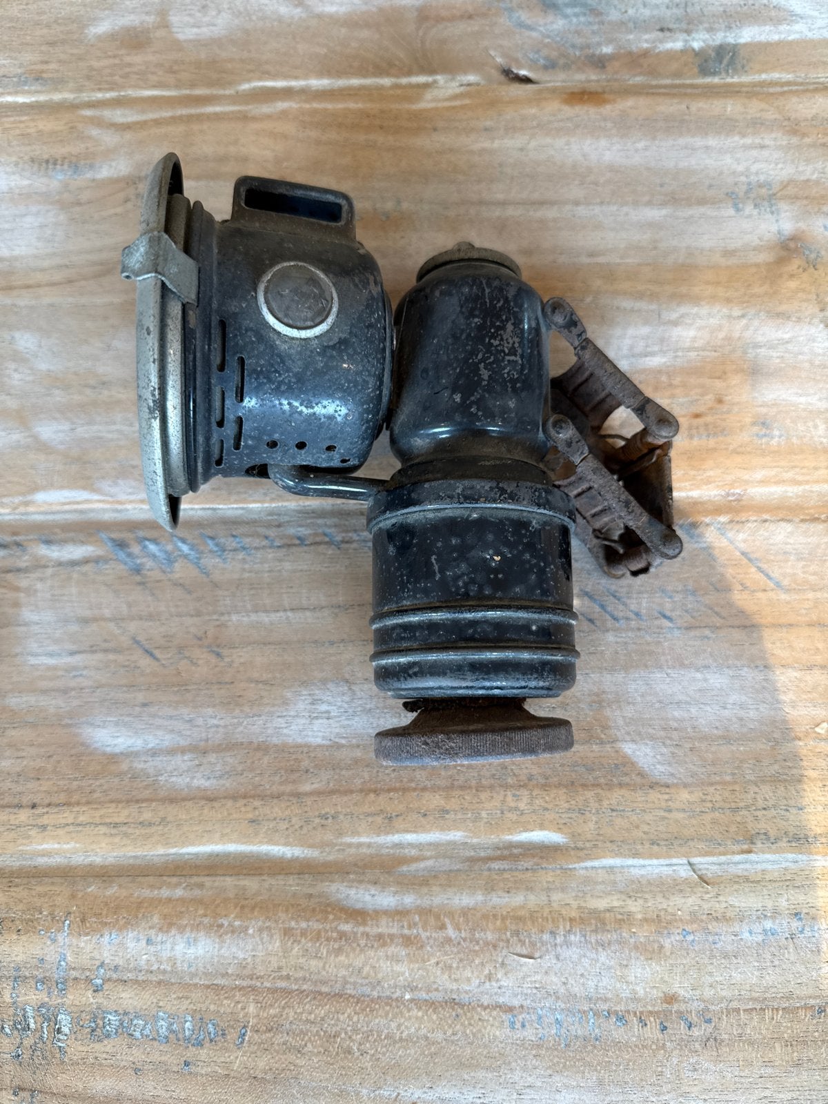 Antieke Invicta Carbidlamp - Fietslamp, Ophalen