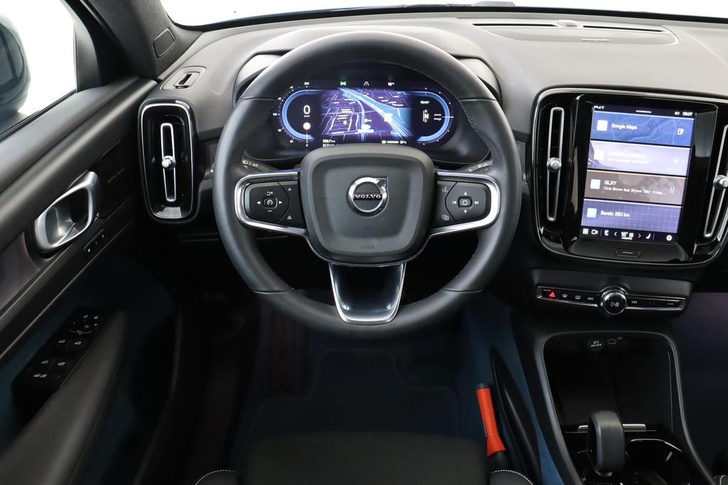 Volvo C40 RECHARGE TWIN INTRO EDITION 78 kWh *FULL OPTIONS!*, Auto's, Volvo, 12 maanden, 444 km, Blauw, Leder en Stof