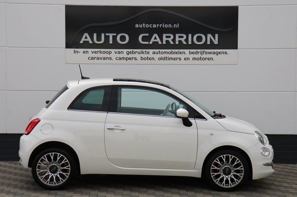Fiat 500 1.0 Hybrid Star Pano Carplay Xenon Navi Cruise !, Auto's, Fiat, Voorwielaandrijving, Gebruikt, 4 stoelen, Leder en Stof