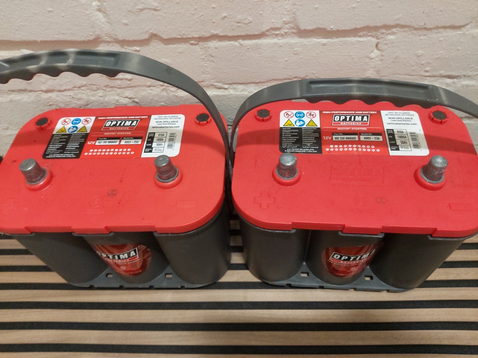 Optima Redtop Accu 12V 50Ah - Zo goed als nieuw