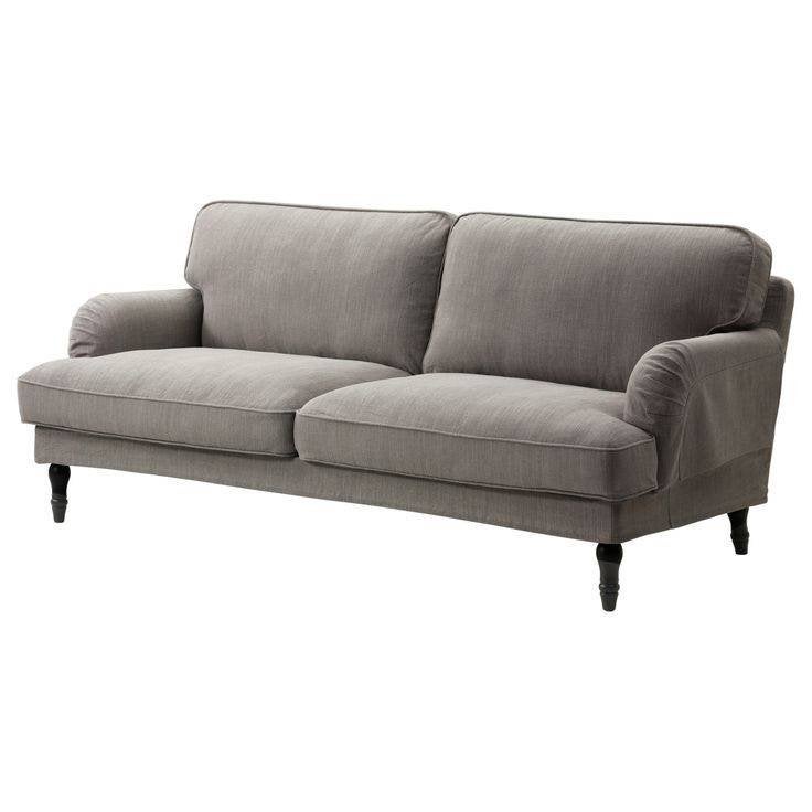 Ikea Stocksund bank 200 cm breed, Gebruikt, Driepersoons, 75 tot 100 cm, Ophalen of Verzenden