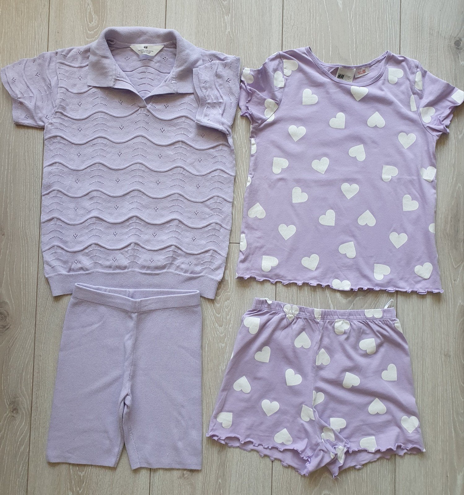 Setje Maat 134/140 H&M, Meisje, H&M, Ophalen of Verzenden, Zo goed als nieuw