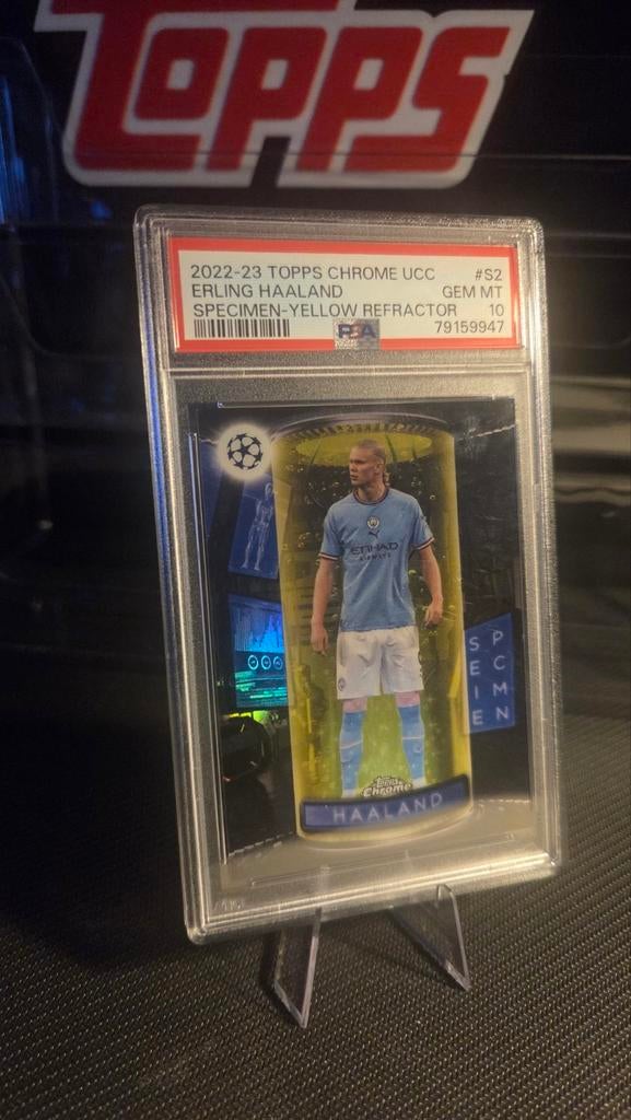 Erling Haaland 39/125 PSA 10, Ophalen of Verzenden, Zo goed als nieuw