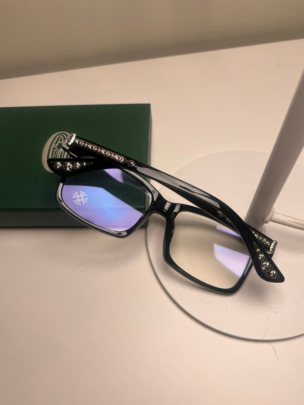 Chrome Hearts Bril - Zwart, Overige merken, Zwart, Nieuw, Ophalen of Verzenden