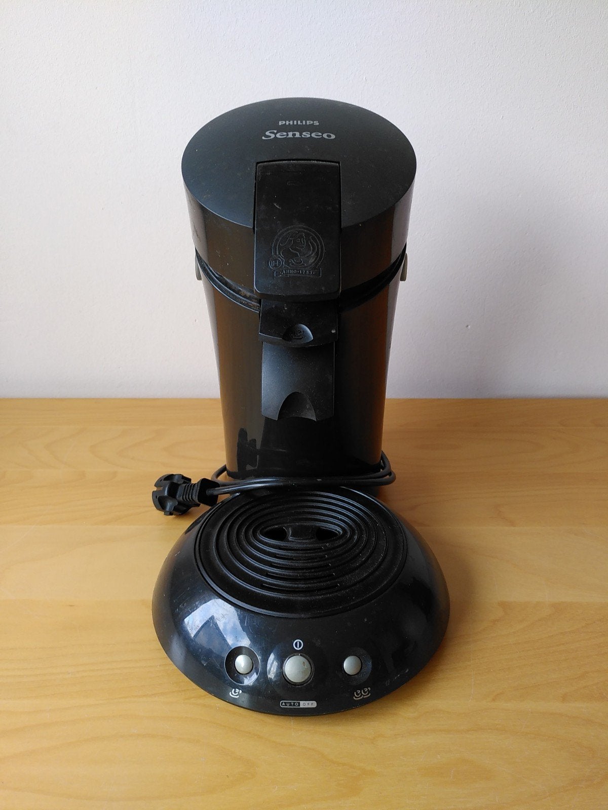 Philips Senseo apparaat zwart, Ophalen, Gebruikt, Koffiemachine, Koffiepads en cups