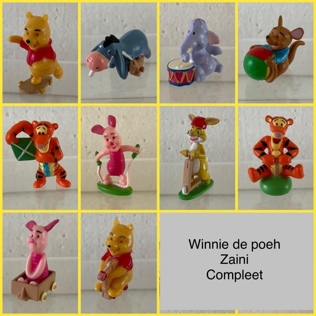 Disney winnie de poeh zaini figuurtjes 1, Ophalen of Verzenden, Winnie de Poeh of vrienden, Zo goed als nieuw, Beeldje of Figuurtje