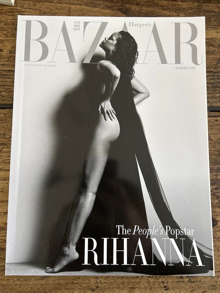 Harper's Bazaar Nederland - April/Mei 2025 - Rihanna, Boeken, Tijdschriften en Kranten, Zo goed als nieuw, Glossy, Ophalen of Verzenden