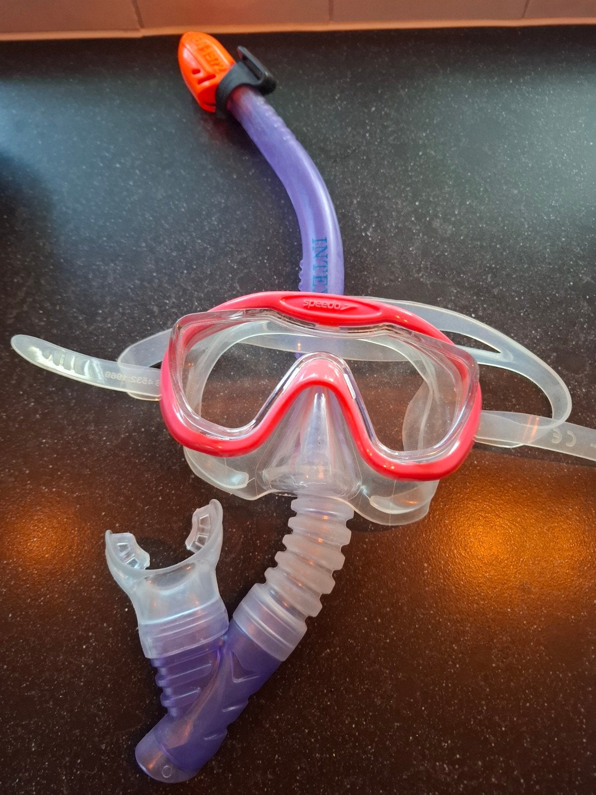 Speedo Snorkelset - Masker en Snorkel, Ophalen of Verzenden, Gebruikt, Snorkelset