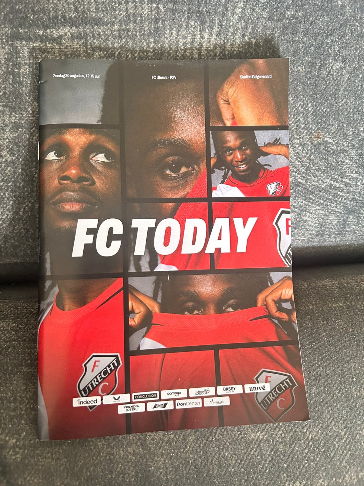PSV PROGRAMMA FC UTRECHT-PSV GRATIS 30-08-2026, Verzamelen, Sportartikelen en Voetbal, Ophalen of Verzenden, Zo goed als nieuw