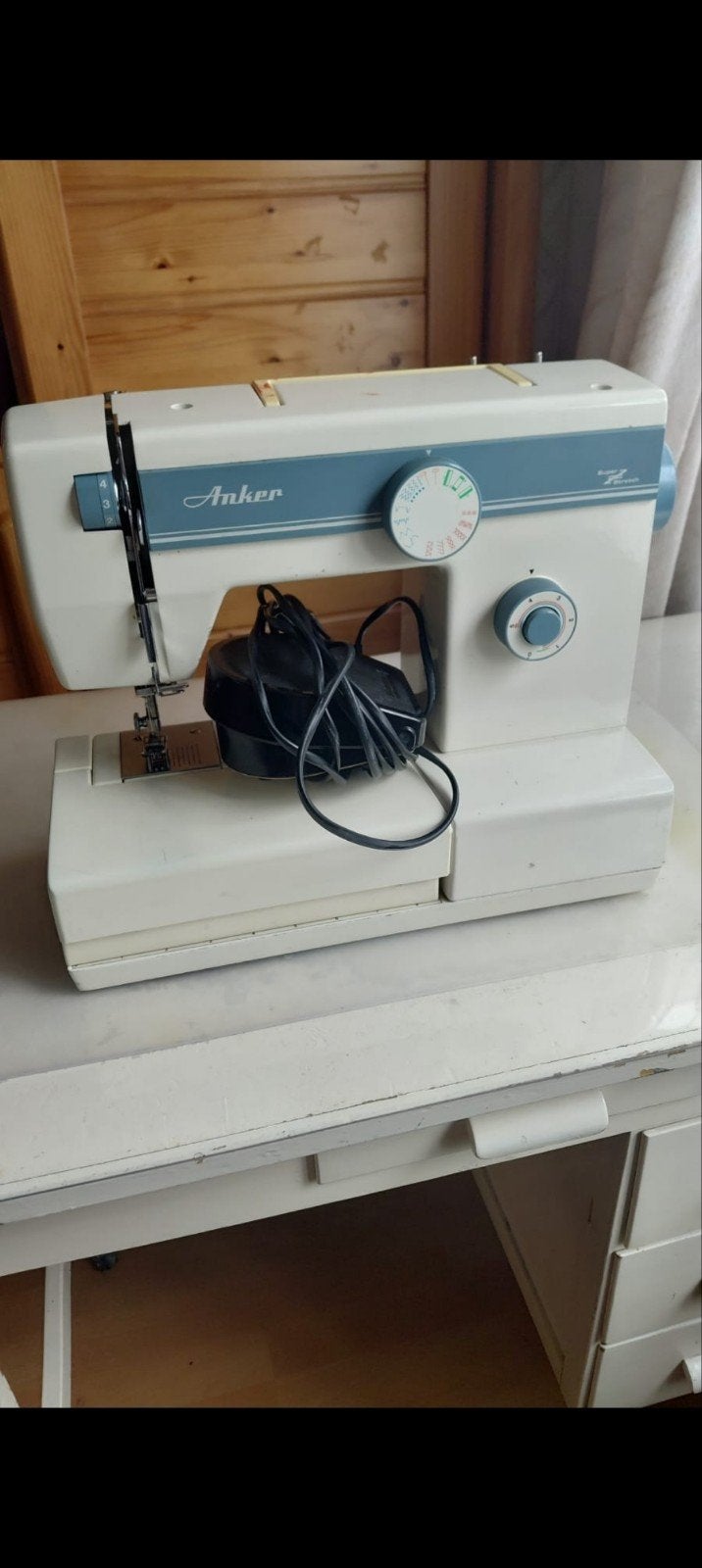 Anker Naaimachine - Model 205 met Handleiding, Ophalen of Verzenden, Gebruikt, Naaimachine, Overige merken