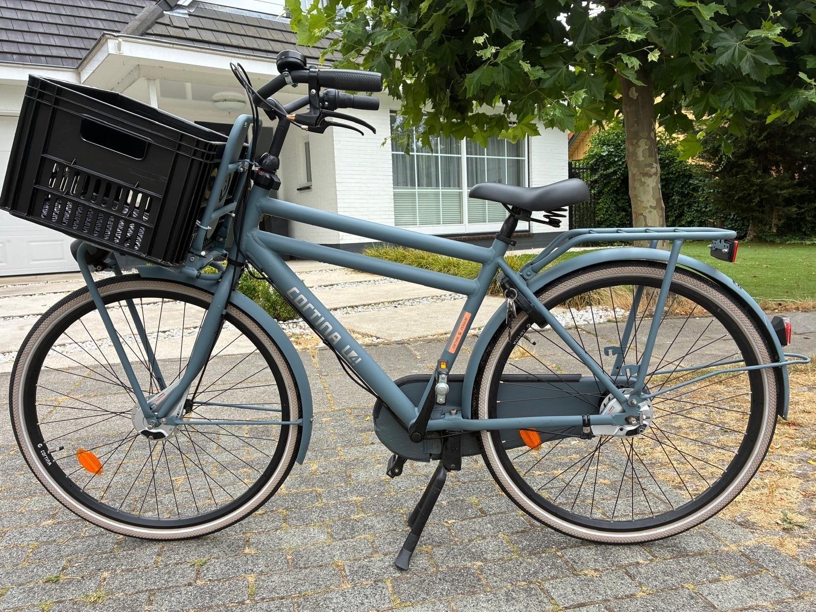 Cortina U4 Transportfiets - Zo goed als nieuw, 53 tot 56 cm, Versnellingen, Zo goed als nieuw, Schijfrem