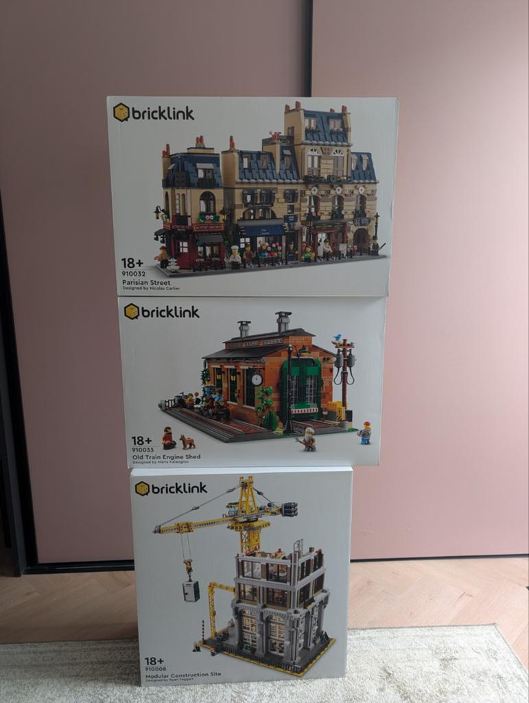 Lego Bricklink 91008, 910032, 910033, Ophalen, Compleet, Overige thema's, Lego