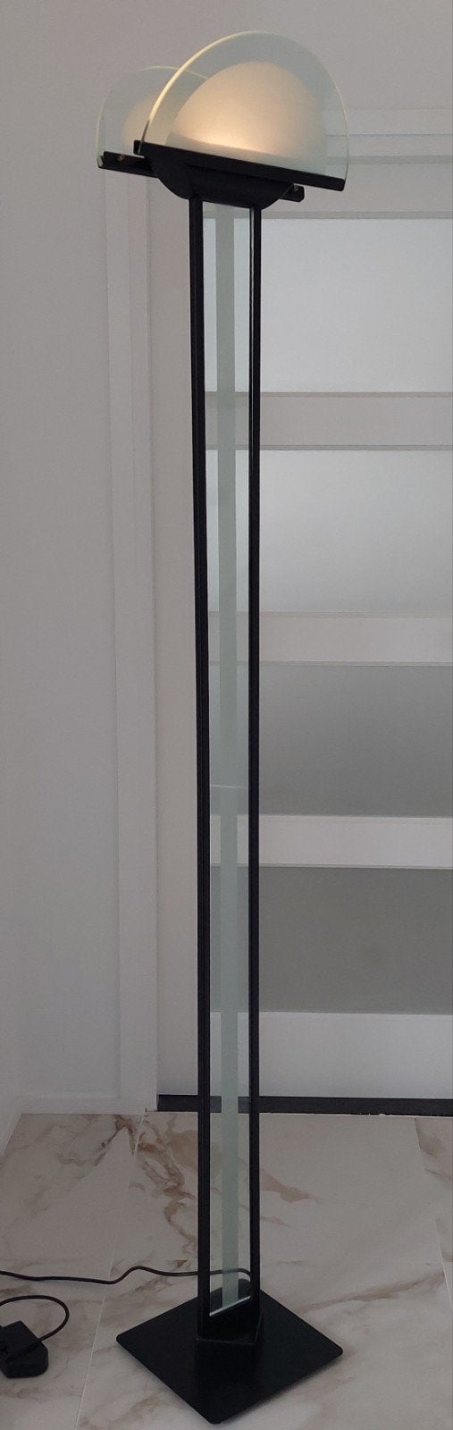 Lamperti Design vloerlamp, Huis en Inrichting, Lampen | Vloerlampen, Ophalen, Zo goed als nieuw, Glas, 150 tot 200 cm
