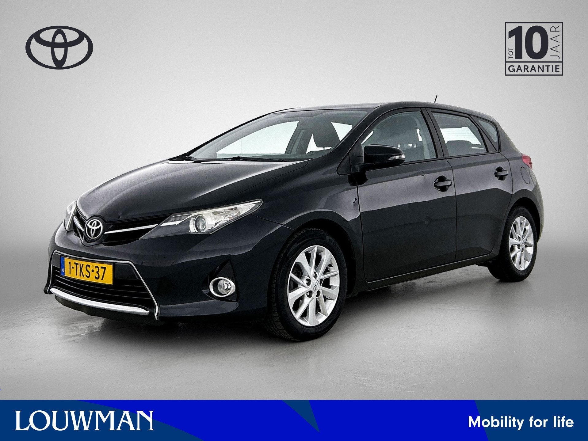 Toyota Auris 1.3 Now | NL dealeronderhouden | (bj 2014), Voorwielaandrijving, Gebruikt, Zwart, 4 cilinders