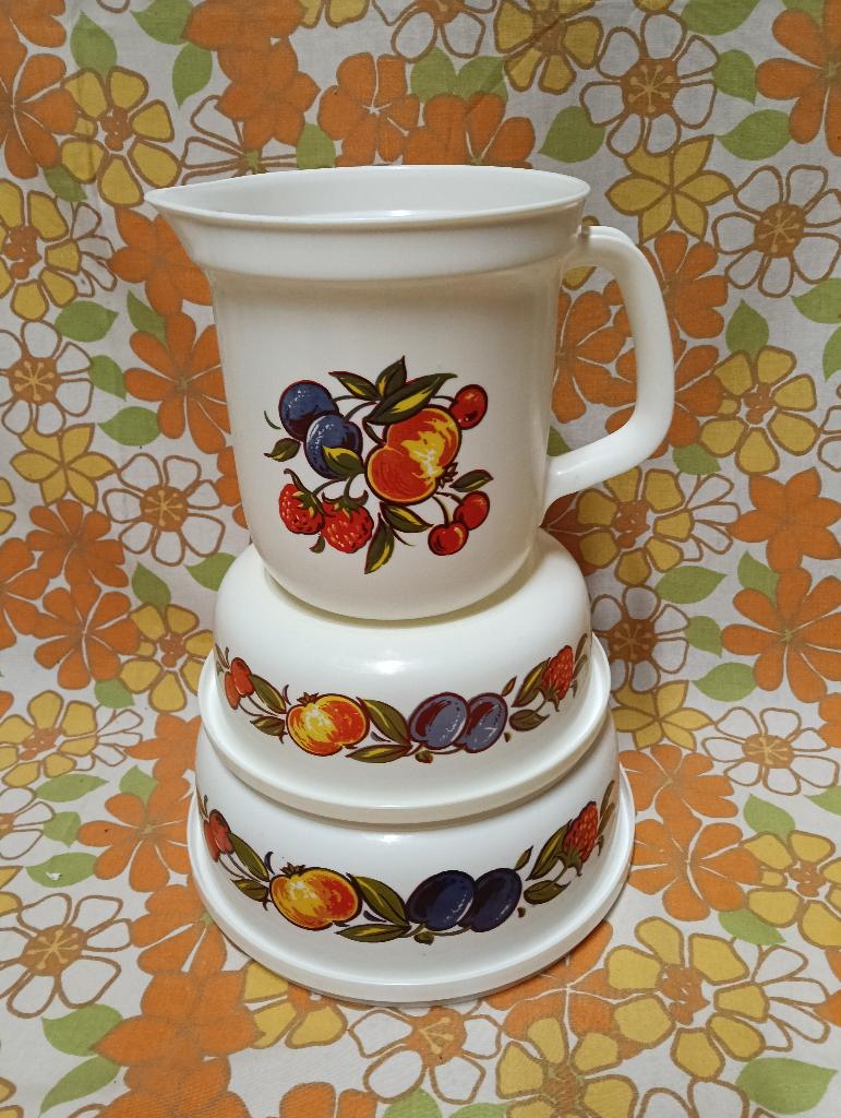 Vintage Emsa camping servies, Verzenden, Gebruikt