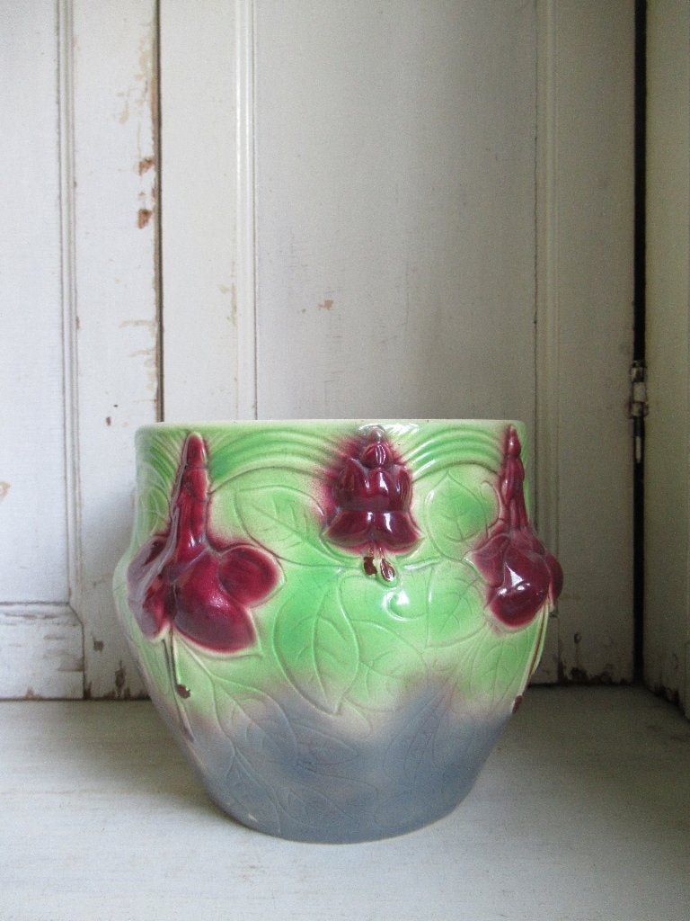 ~ oude Franse bloempot, barbotine, bricbracbrocante ~, Ophalen of Verzenden