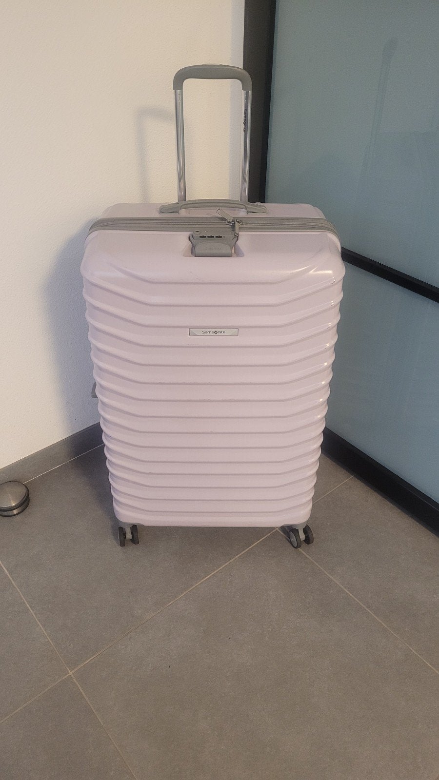 SAMSONITE UPSCAPE SPINNER (USA) LILA/PAARS 81CM EXP XXL, Ophalen, Hard kunststof, 70 cm of meer, Slot