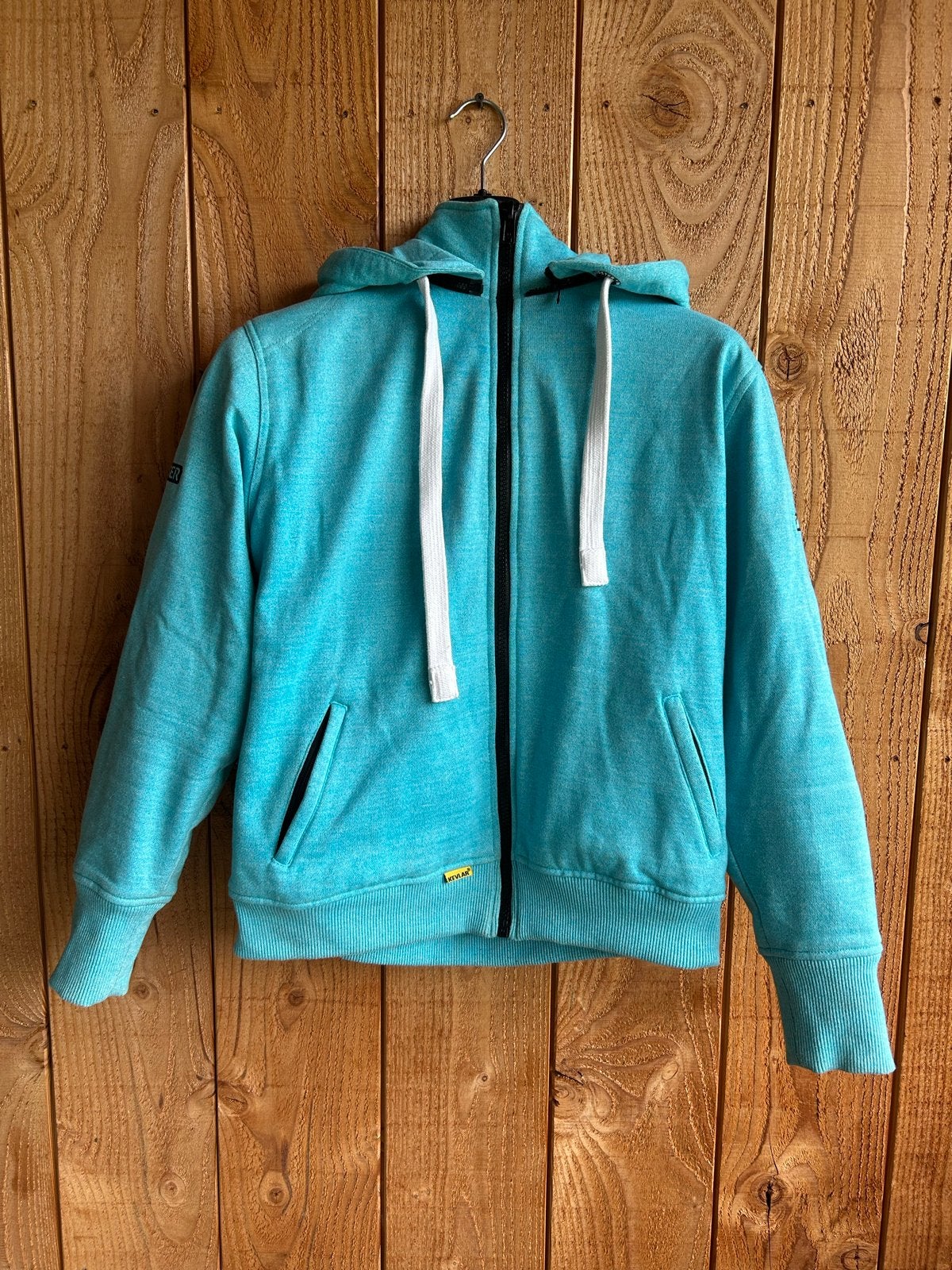 Booster Kevlar Motorhoodie XL - Zo goed als nieuw, Motoren, Kleding | Motorkleding, Ophalen, Tweedehands, Dames, Jas | textiel