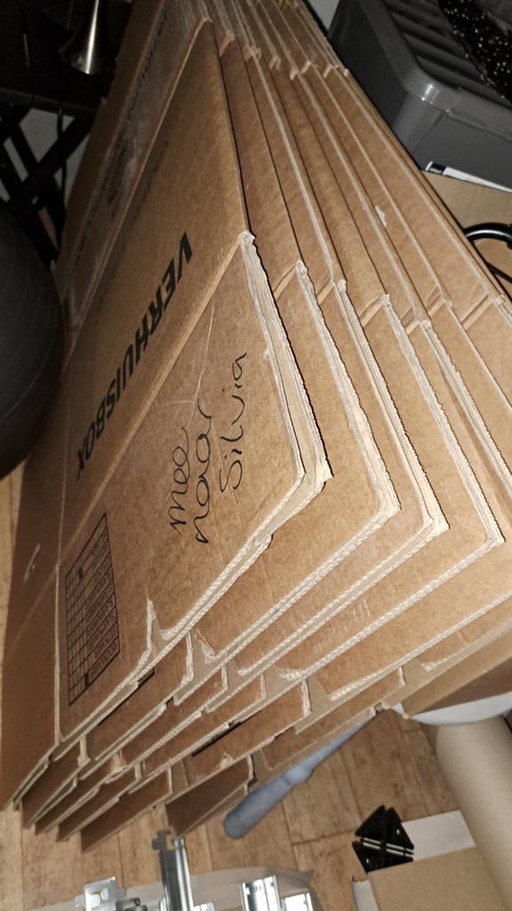 8 grote verhuisdozen, Ophalen of Verzenden