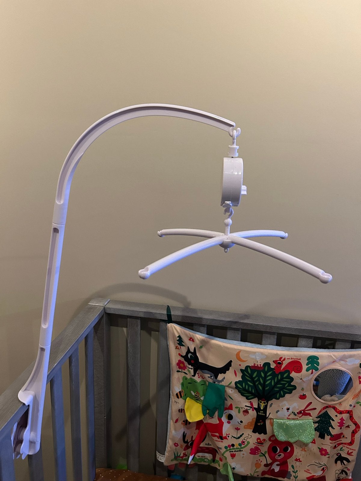 Witte muziekmobiel houder (excl. hangers), Ophalen of Verzenden, Zo goed als nieuw