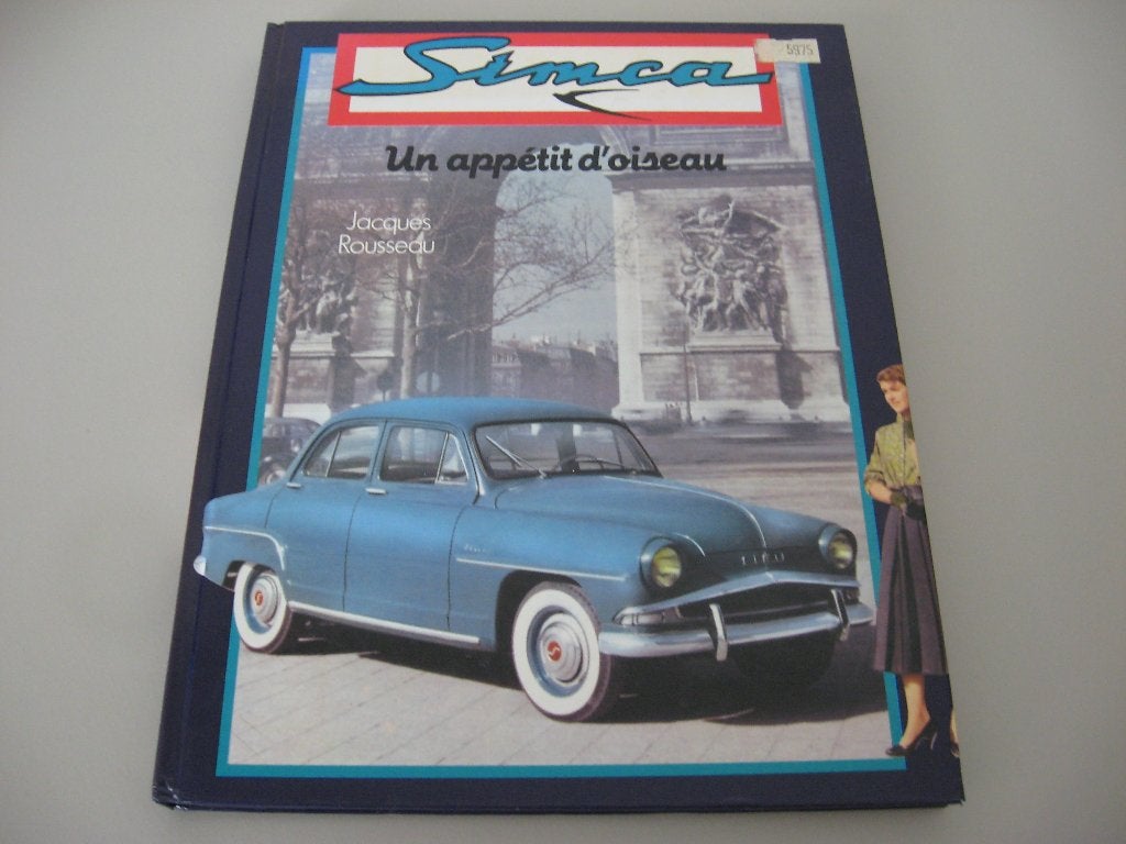 Simca Automobiles, Jacques Rousseau, Ophalen of Verzenden, Zo goed als nieuw, Overige merken