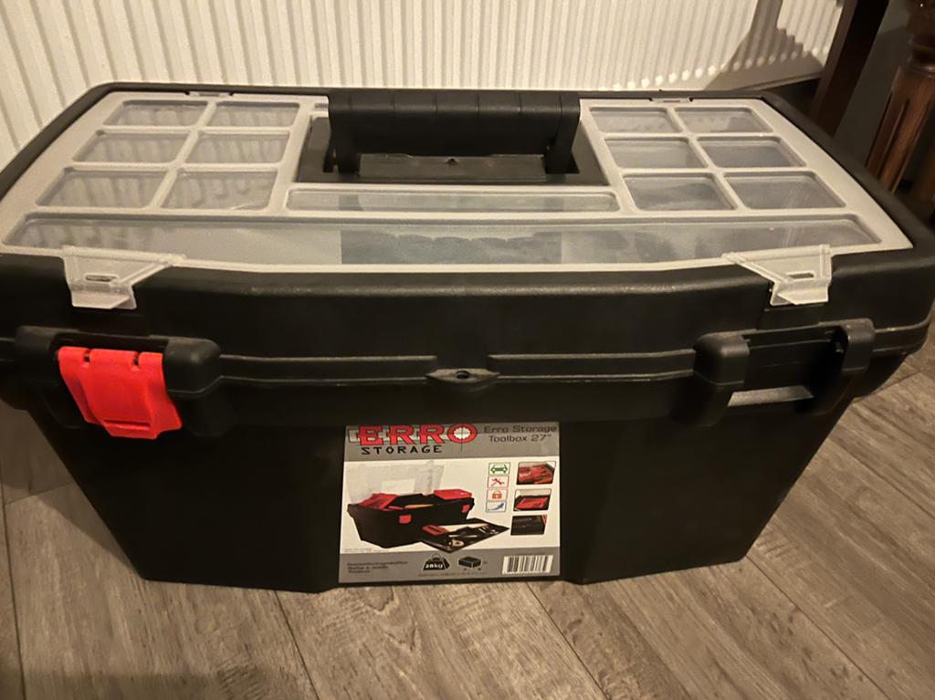Gereedschapskoffer nieuw, Doe-het-zelf en Verbouw, Gereedschapskisten, Ophalen, Nieuw