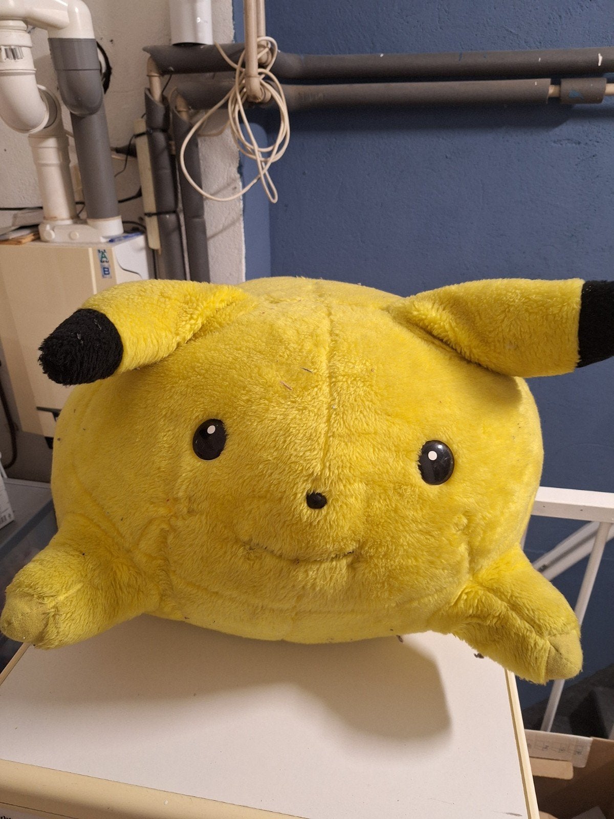 Grote Pikachu Knuffel - Pokémon Pluche Kussen, Ophalen, Gebruikt, Geel, Overige typen