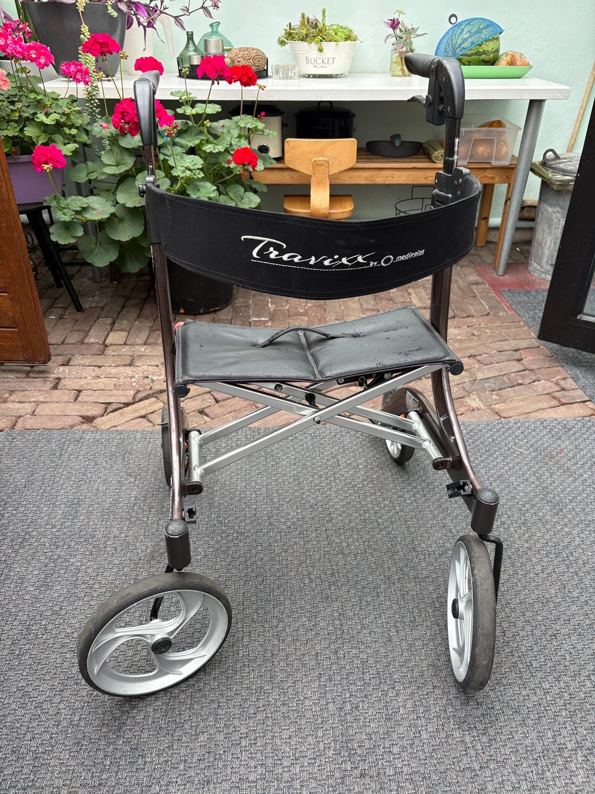 Rollator Travixx medipoint, Ophalen of Verzenden, Lichtgewicht, Zo goed als nieuw