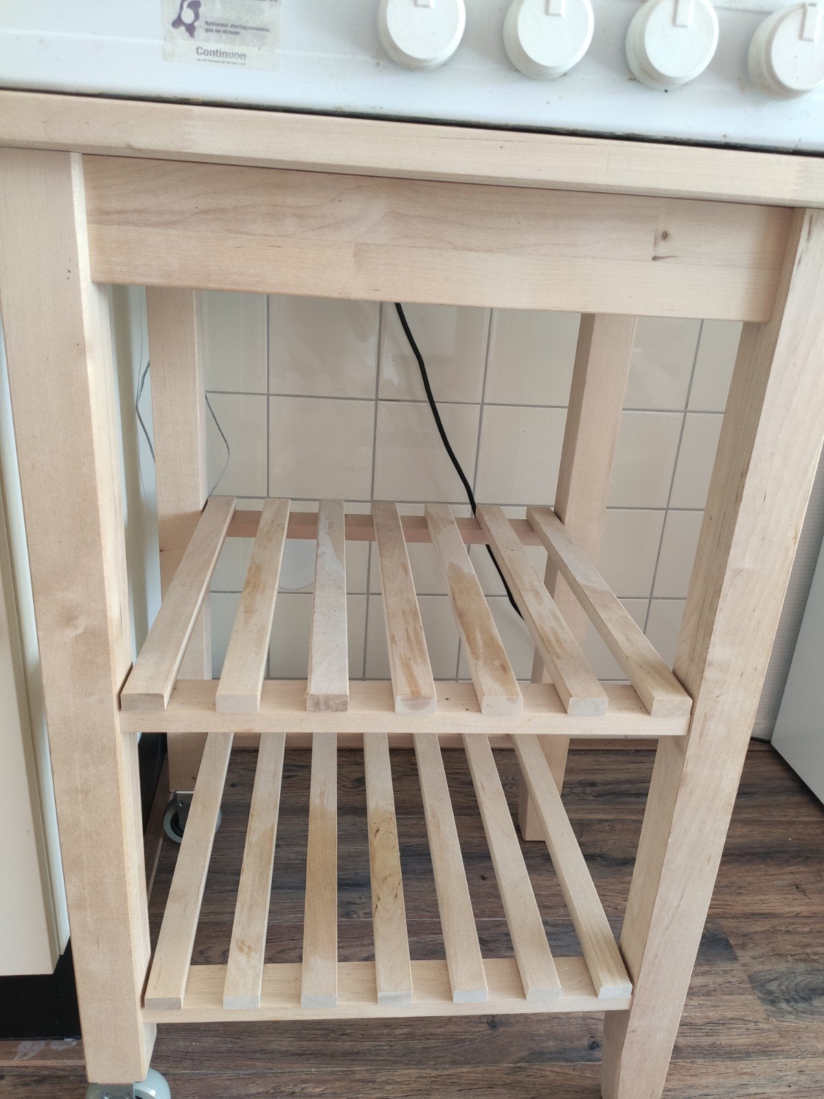 Keukentrolley Ikea, Ophalen, 50 tot 100 cm, Zo goed als nieuw, Rechthoekig