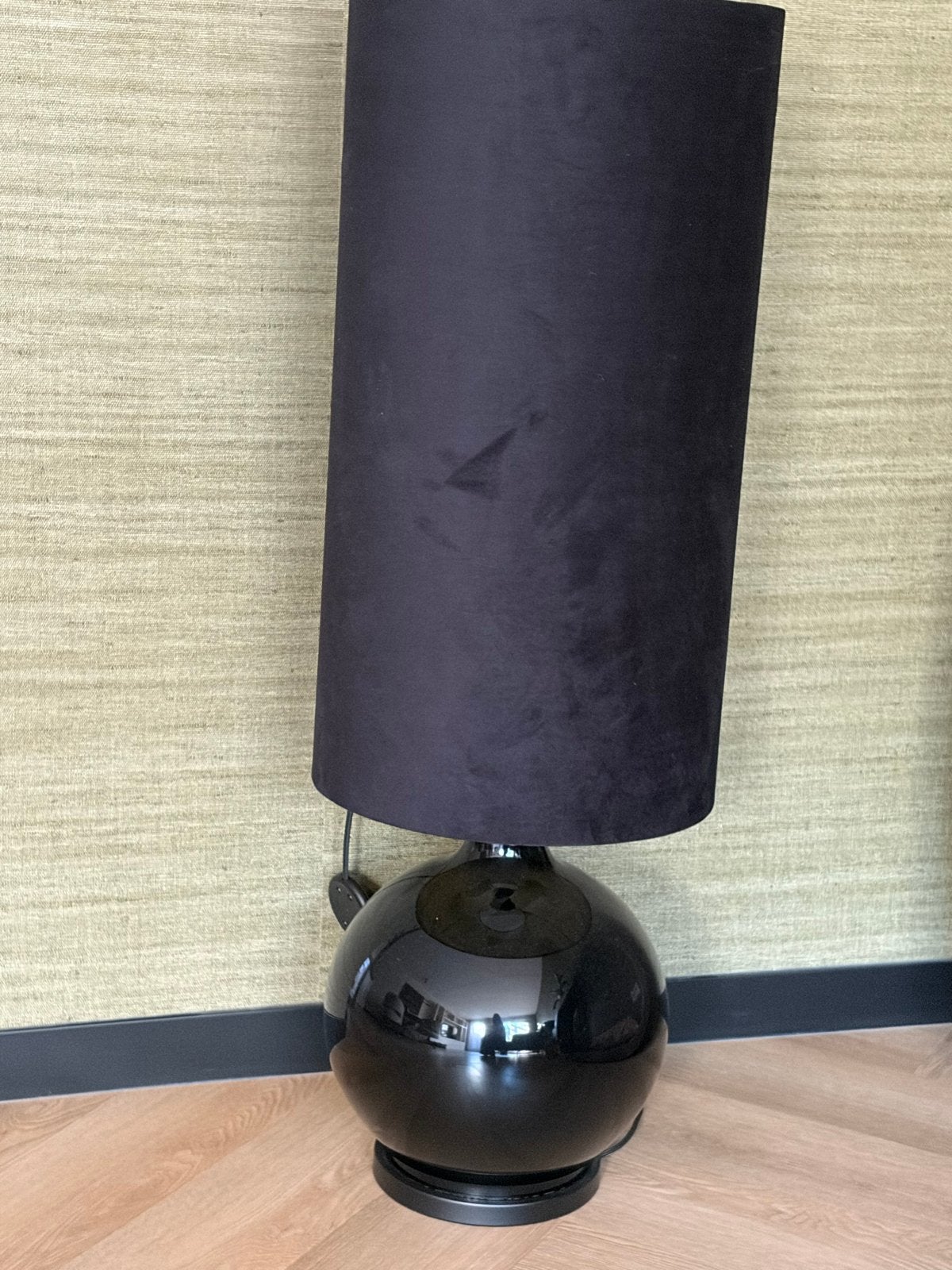 Lucide Esterad Tafellamp Zwart - 100 cm, Ophalen, Zo goed als nieuw, Zwart, Metaal