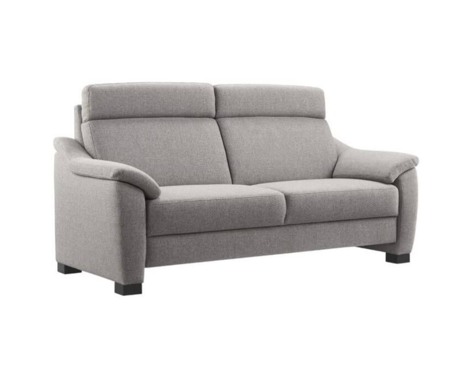 Comfortabele 2-zitsbank, lichtgrijs, zo goed als nieuw, Ophalen, 150 tot 200 cm, Tweepersoons, 75 tot 100 cm