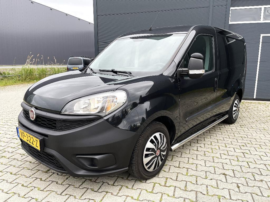 Fiat Doblo 1.3 MJ 16V, Airco. Absolute TOPSTAAT!!, Voorwielaandrijving, Stof, Zwart, 4 cilinders