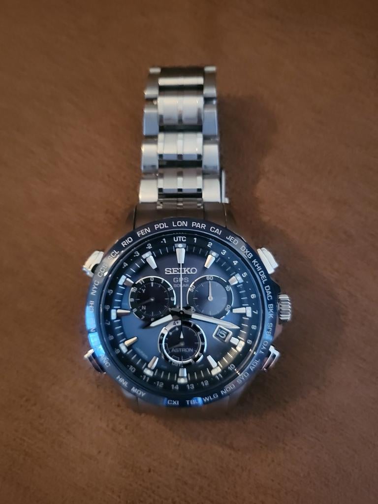 AANBIEDING> Seiko Astron GPS herenhorloge 8X52., Polshorloge, Overige materialen, Ophalen of Verzenden, Zo goed als nieuw