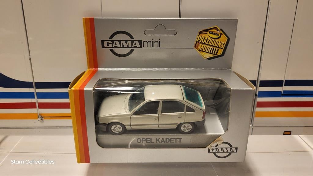 Gama Mini Opel Kadett Silver Metallic, Auto, Ophalen of Verzenden, Zo goed als nieuw, Gama