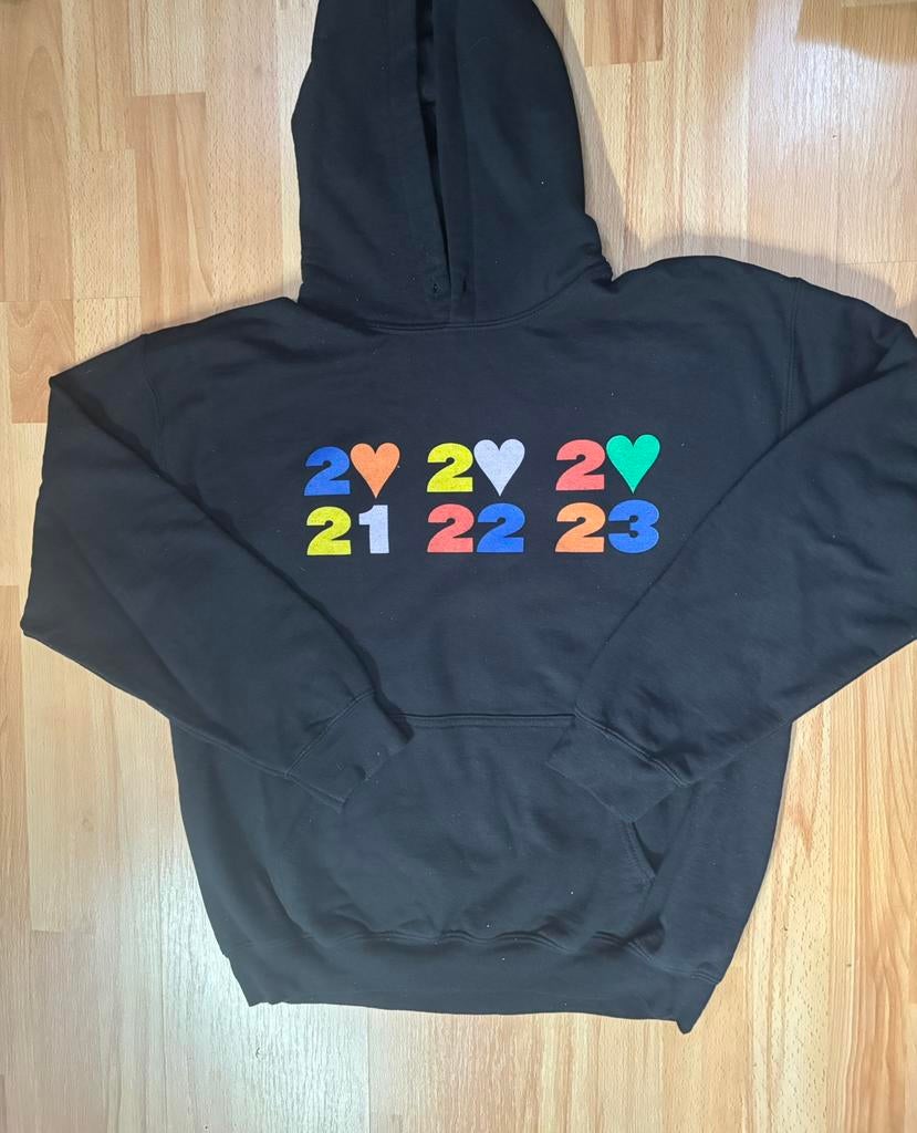Harry Styles love on tour hoodie maat S, Ophalen of Verzenden, Zo goed als nieuw, Maat 46 (S) of kleiner, Zwart