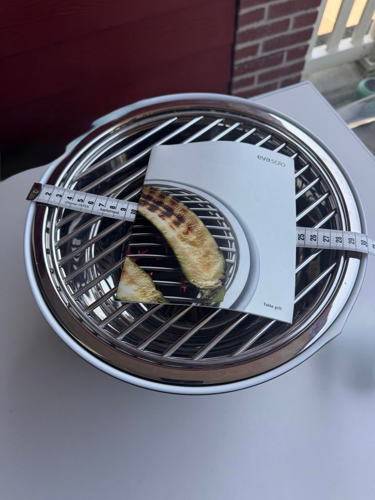 Eva Solo Tafelgrill - Compacte Houtskool BBQ, Ophalen of Verzenden, Nieuw, Met accessoires