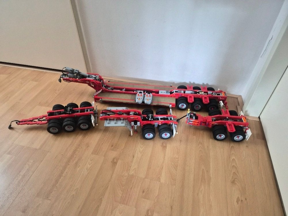 Lego Technic Trailer Tr4  MK LB,Tr4 II Add Trailer 12A Moc, Compleet, Lego, Ophalen of Verzenden, Zo goed als nieuw