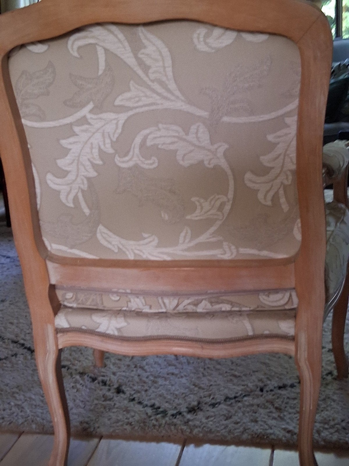 twee barok fauteuils creme, Ophalen, Hout, Gebruikt, Barok