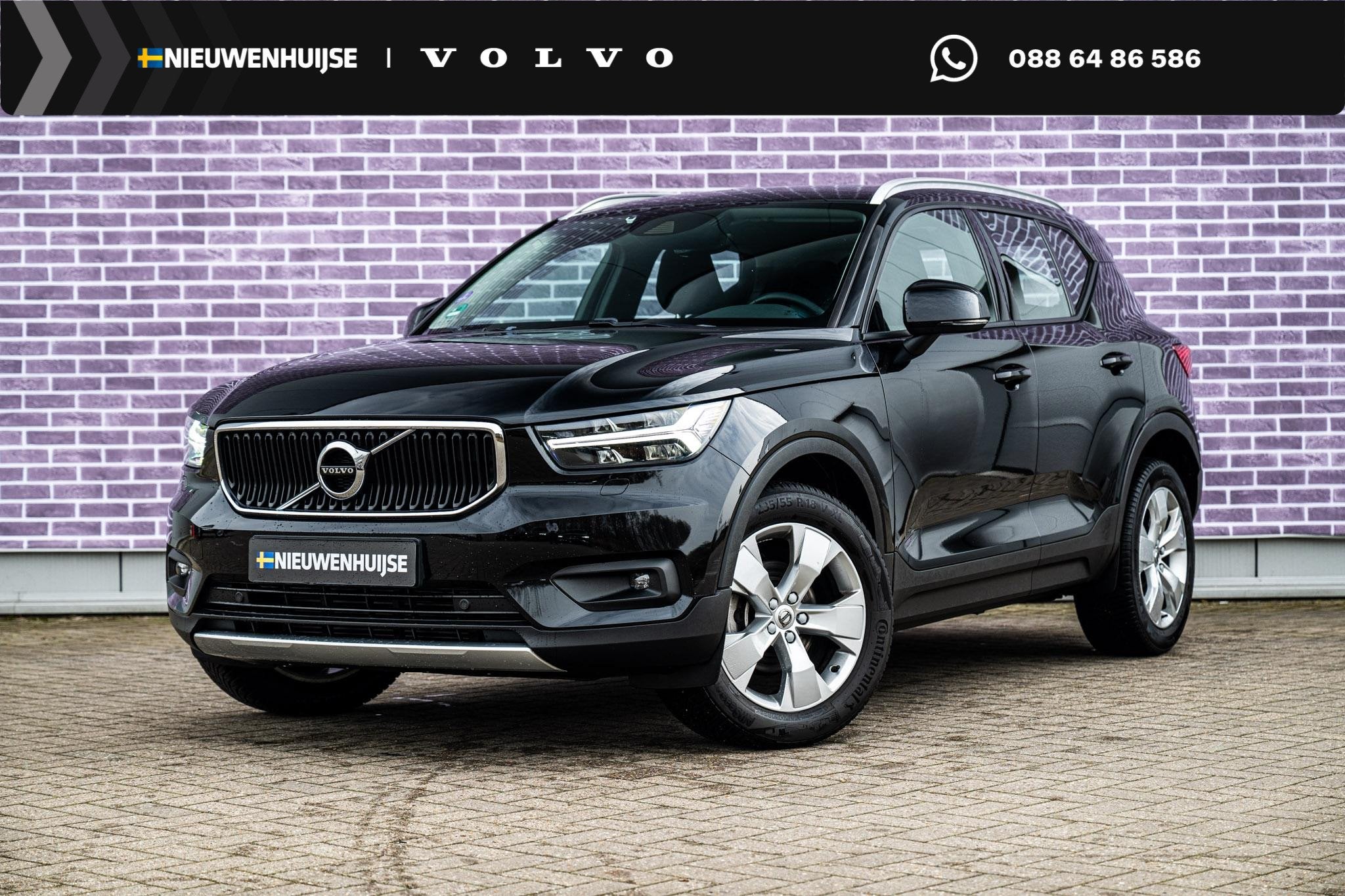 Volvo XC40 1.5 T2 Business Pro | Adaptieve Cruise Control |, Auto's, Volvo, Gebruikt, Euro 6, Zwart, Origineel Nederlands