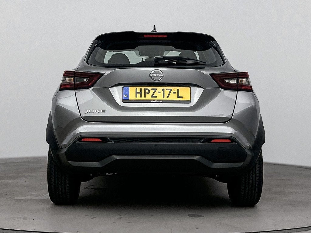 Nissan Juke 1.0 DIG-T Acenta | Apple Carplay/Android Auto |, Auto's, Nissan, Stof, 1250 kg, Euro 6, Automatische klimaatregeling