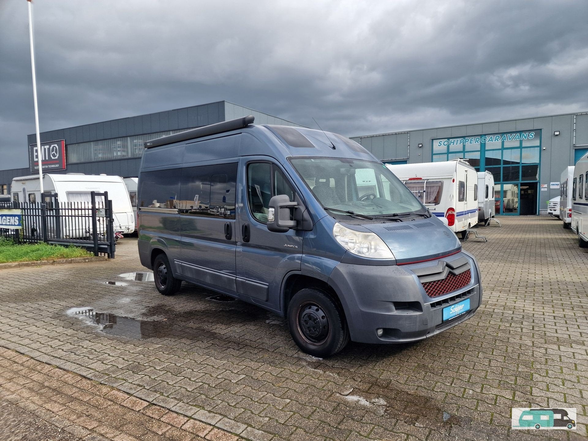 Citroën JUMPER buscamper (bj 2009), Overige merken, Tot en met 2, Bedrijf, Diesel